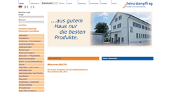 Desktop Screenshot of heinzstampfli.ch